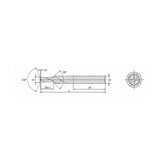 Solid carbide drill VBS, bench drill, standard length,3XD, without coolant D3~6.5 - Makotools Industrial Supply Tools for Metal Cutting